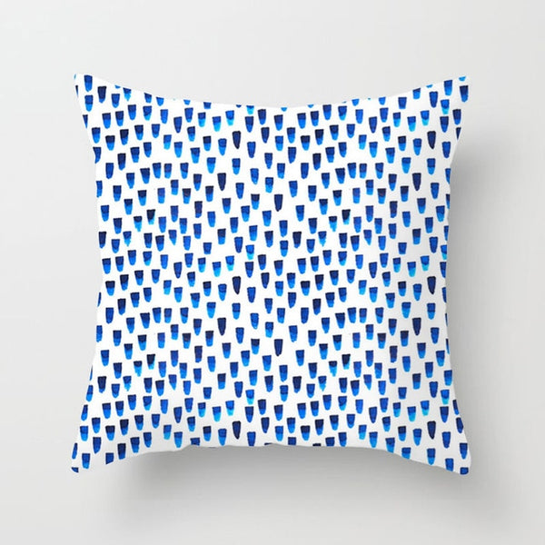 Blue Abstract Pillowcases