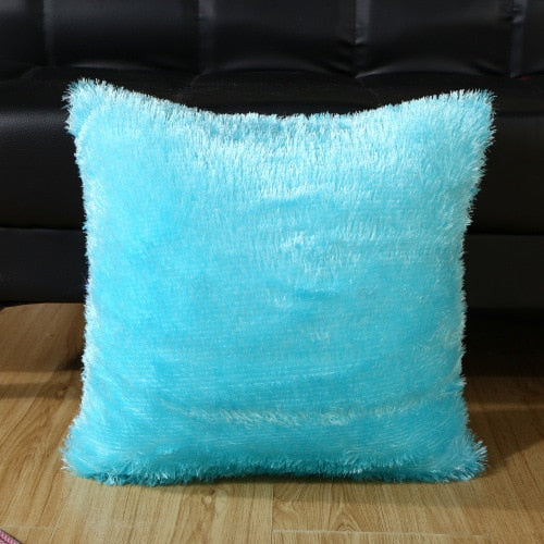 One Color Hairy Pillowcases