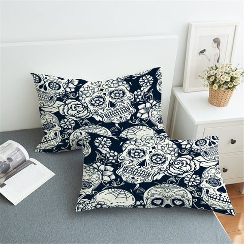 Nordic Lovely Skull Pillowcases